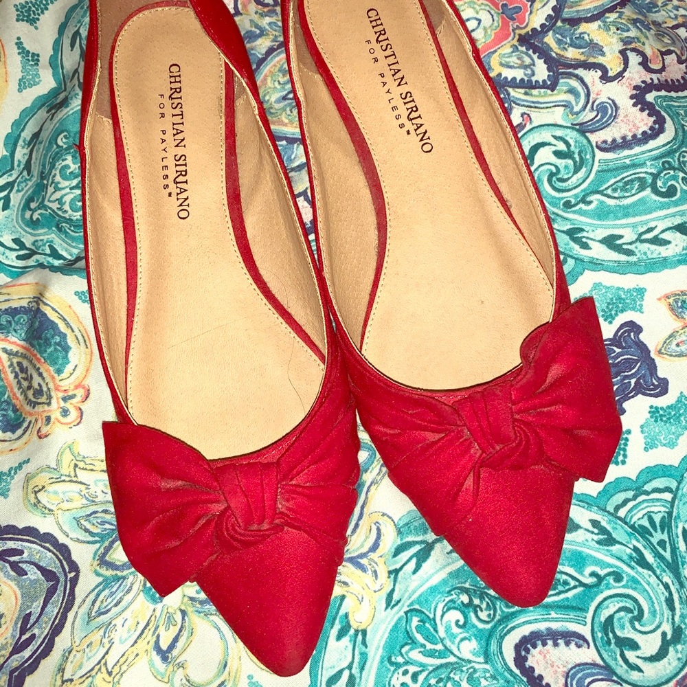 Christian Siriano Red Shoes